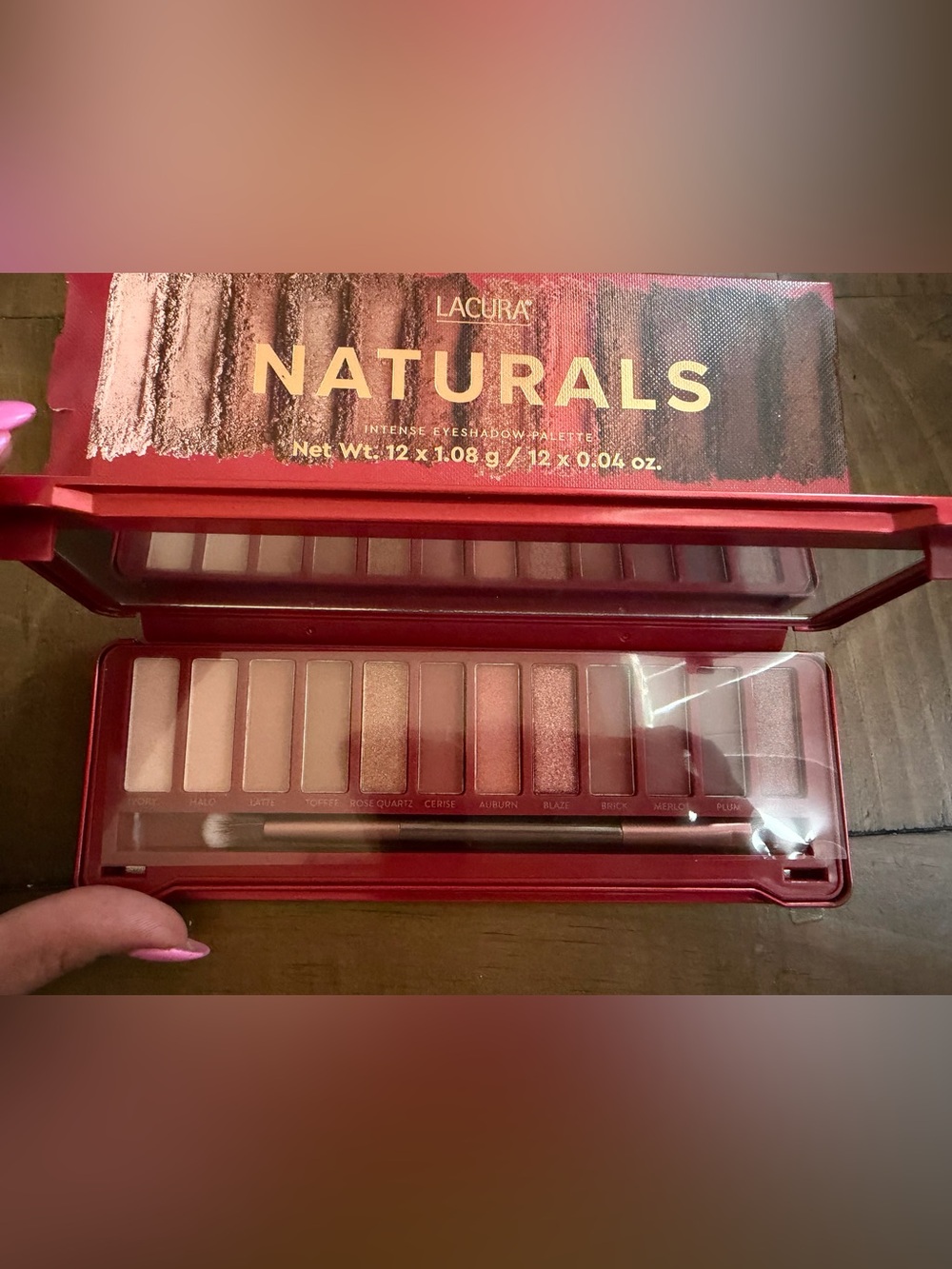 Lacura naturals eyeshadow pallet new 12 color eyeshadow pallet